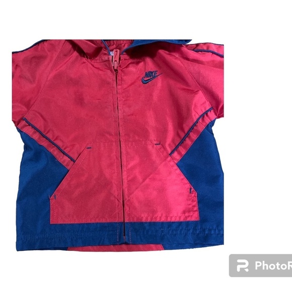 COPY - Nike boy infant 12 months windbreaker jacket red navy - Picture 2 of 2